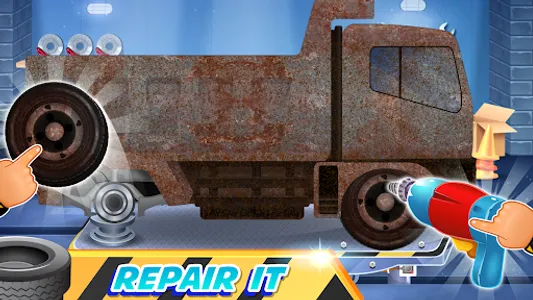 Car & Truck Kids Games Garage screenshot 1