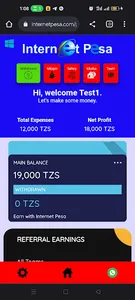 Internet pesa screenshot 0