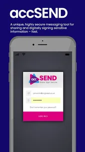 accSEND screenshot 0