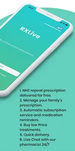 RXLive - NHS prescriptions screenshot 1