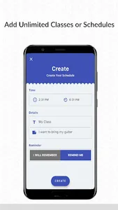 V1 Class Schedule Timetable screenshot 2