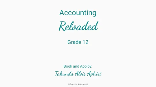 Accounting Reloaded Grade 12 screenshot 9