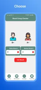 Blood Type Calculator screenshot 1