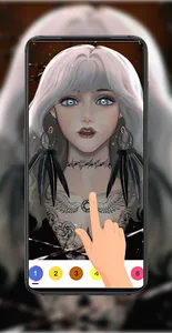 Tatto Girl:Color Master by Num screenshot 0