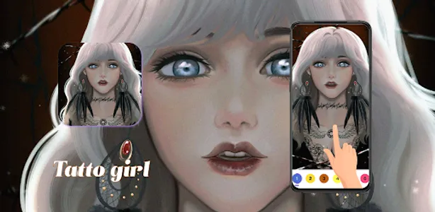 Tatto Girl:Color Master by Num screenshot 2