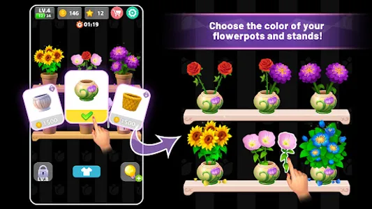 Blossom Match - Merge Flowers screenshot 4