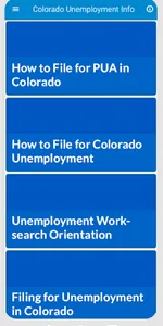 Colorado Unemployment Info screenshot 0