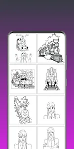 ChooChoo Wednesday Coloring screenshot 2