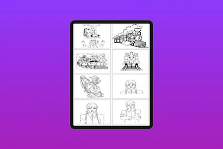 ChooChoo Wednesday Coloring screenshot 8