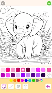 Animal coloring pages games screenshot 11