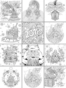 2022  Christmas Coloring Book screenshot 4