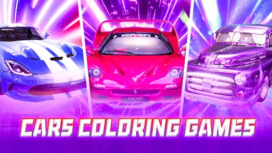 Car coloring games - Color car screenshot 13