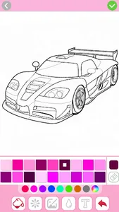 Car coloring games - Color car screenshot 19