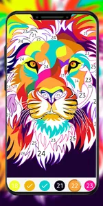 Color by number for adults screenshot 2