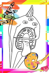 Garten Of banban 3 Coloring screenshot 1