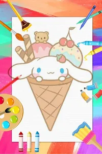 Cinnamoroll Coloring Book screenshot 0