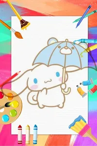Cinnamoroll Coloring Book screenshot 2