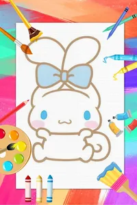 Cinnamoroll Coloring Book screenshot 3