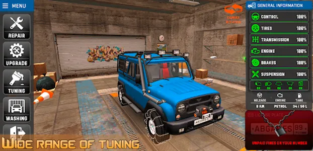 Russian Car Driver UAZ HUNTER screenshot 10