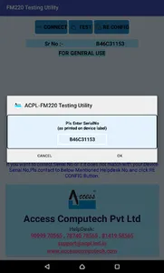 FM220 Testing Utility screenshot 5