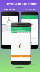 Exercise app screenshot 1
