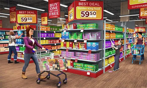 Supermarket Game Shopping Game screenshot 1