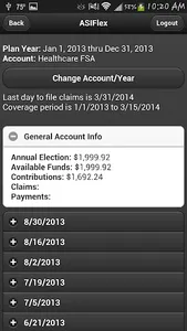 ASIFlex Self Service screenshot 3