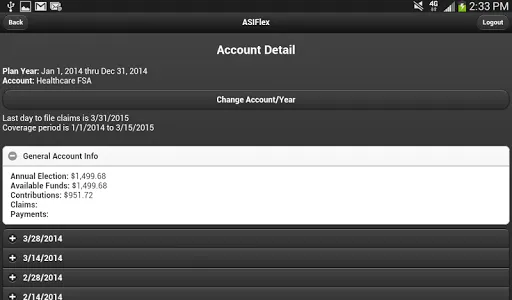 ASIFlex Self Service screenshot 6