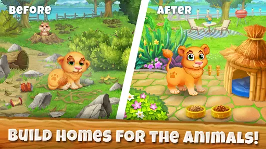 Animal Tales: Fun Match 3 Game screenshot 1