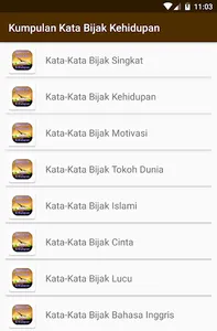 Kumpulan Kata Bijak Kehidupan screenshot 0