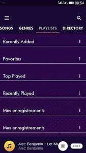Music player screenshot 0
