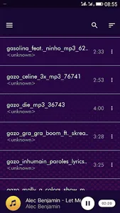 Music player screenshot 2