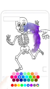 Skeleton Anatomy Coloring Book screenshot 2