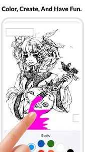Anime Coloring Book: 100+ Page screenshot 0