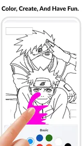 Anime Coloring Book: 100+ Page screenshot 4