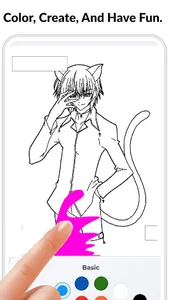Anime Coloring Book: 100+ Page screenshot 5