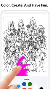 Anime Coloring Book: 100+ Page screenshot 6