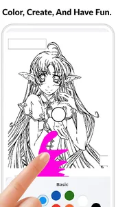 Anime Coloring Book: 100+ Page screenshot 7