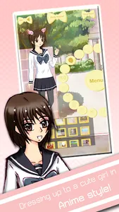 Anime School Girls Dress Up Ga screenshot 13