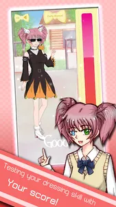 Anime School Girls Dress Up Ga screenshot 6