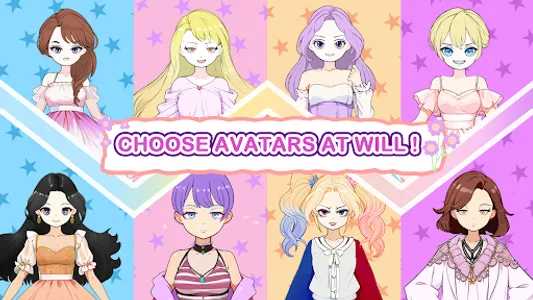 Anime Beauty Girl Dress Up screenshot 0