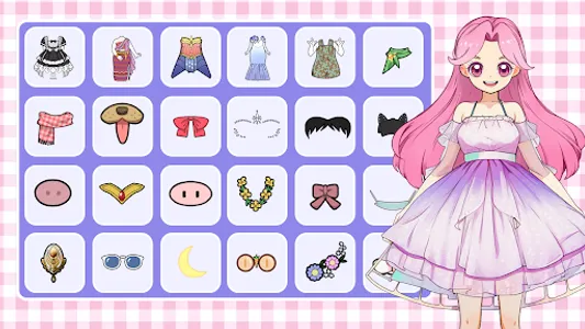 Anime Beauty Girl Dress Up screenshot 1