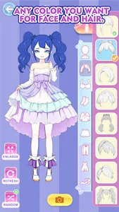 Anime Beauty Girl Dress Up screenshot 16