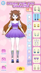 Anime Beauty Girl Dress Up screenshot 2