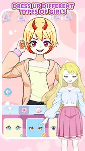 Anime Beauty Girl Dress Up screenshot 3