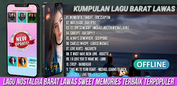Sweet Memories Songs Offline screenshot 0
