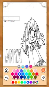 Anya Forger Coloring Pages Fun screenshot 7