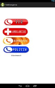 TeleEmergencias screenshot 1