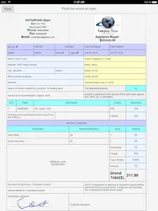 Appliance Invoice screenshot 4