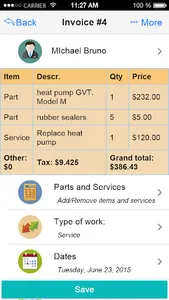 Appliance Invoice screenshot 9